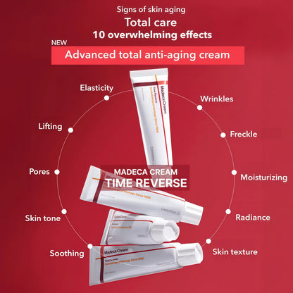CENTELLIAN 24 Madeca Cream Time Reverse (1.69fl oz) - Advanced Fast-Absorbing & Nourishing, Hydrates, Firms & Reduces Wrinkles, Low Irritation, Korean Skin Care Centella Asiatica, Collagen